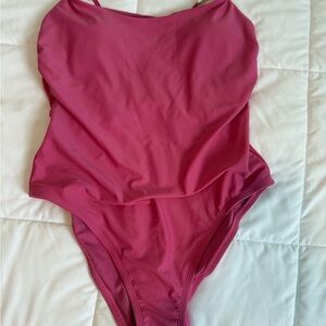 Shade & Shore Pink Bodysuit One Piece